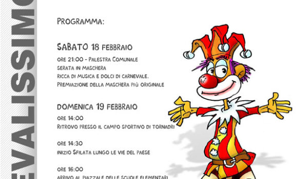 Locandina carnevalissimo 2012