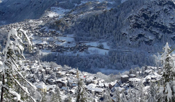 la neve in Valmalenco